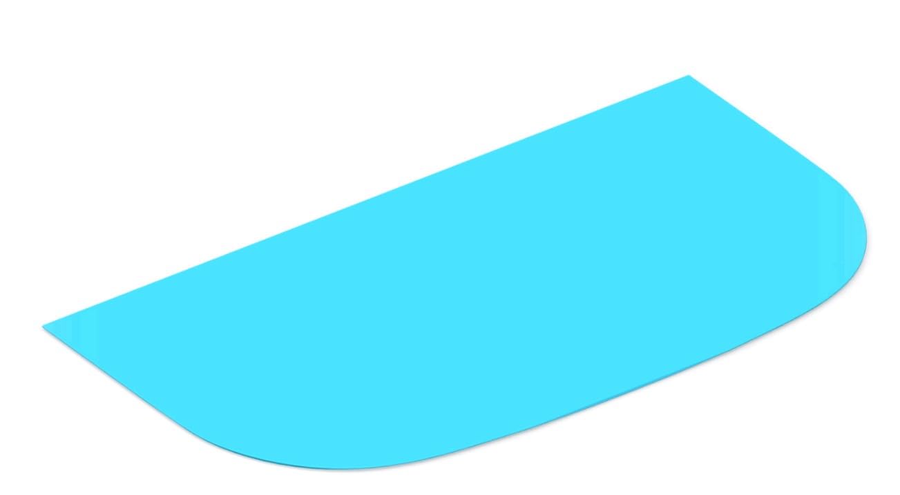 SureFlap Mat blue for the feeder helps distinguish between units