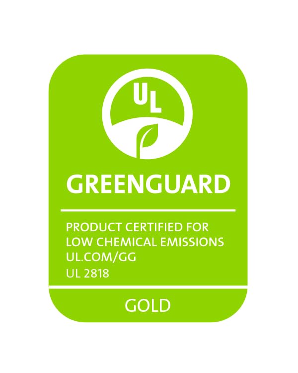 SureGuard GreenGuard Gold certified badge on packaging
