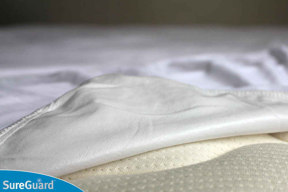 SureGuard soft cotton top surface provides a quiet, breathable sleep surface