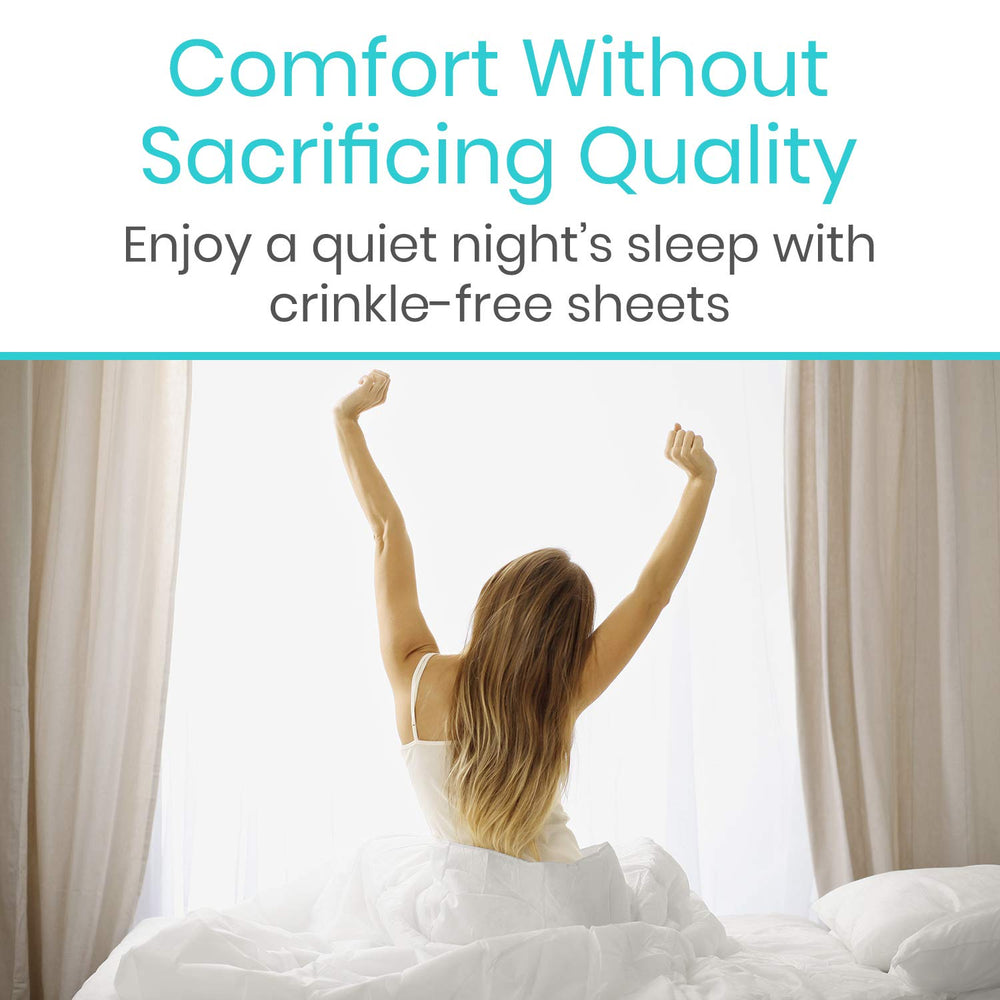 SURES bed pad machine washable for easy cleanup.