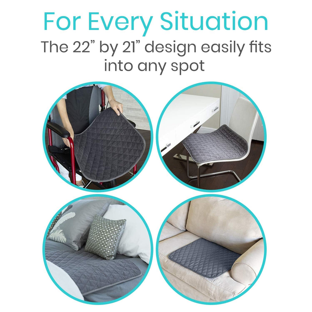 SURES 22x21 inch chair pad fits most seats.