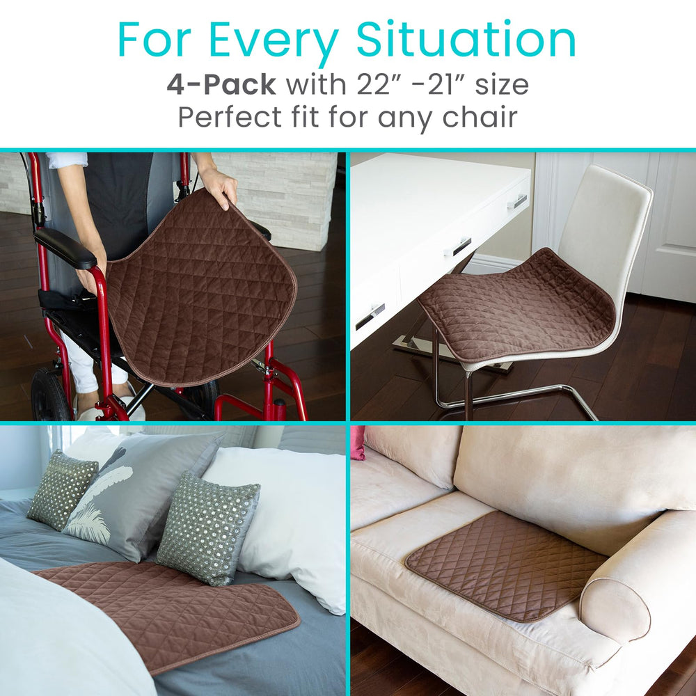 SURES washable chair pad is reusable and easy to clean.