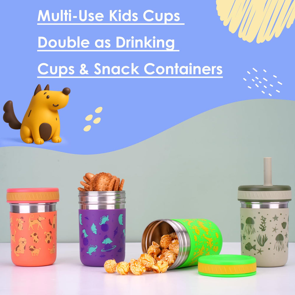 Sursip spill-proof design with straw lid minimizes mess during meals