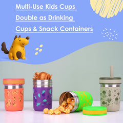 Sursip spill-proof design with straw lid minimizes mess during meals
