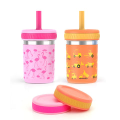 Sursip Toddlers Sippy Cup in stainless steel with 10 oz capacity for durable daily use.
