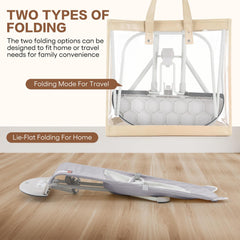 Susomx Baby Bouncer is lightweight and ready for everyday trips