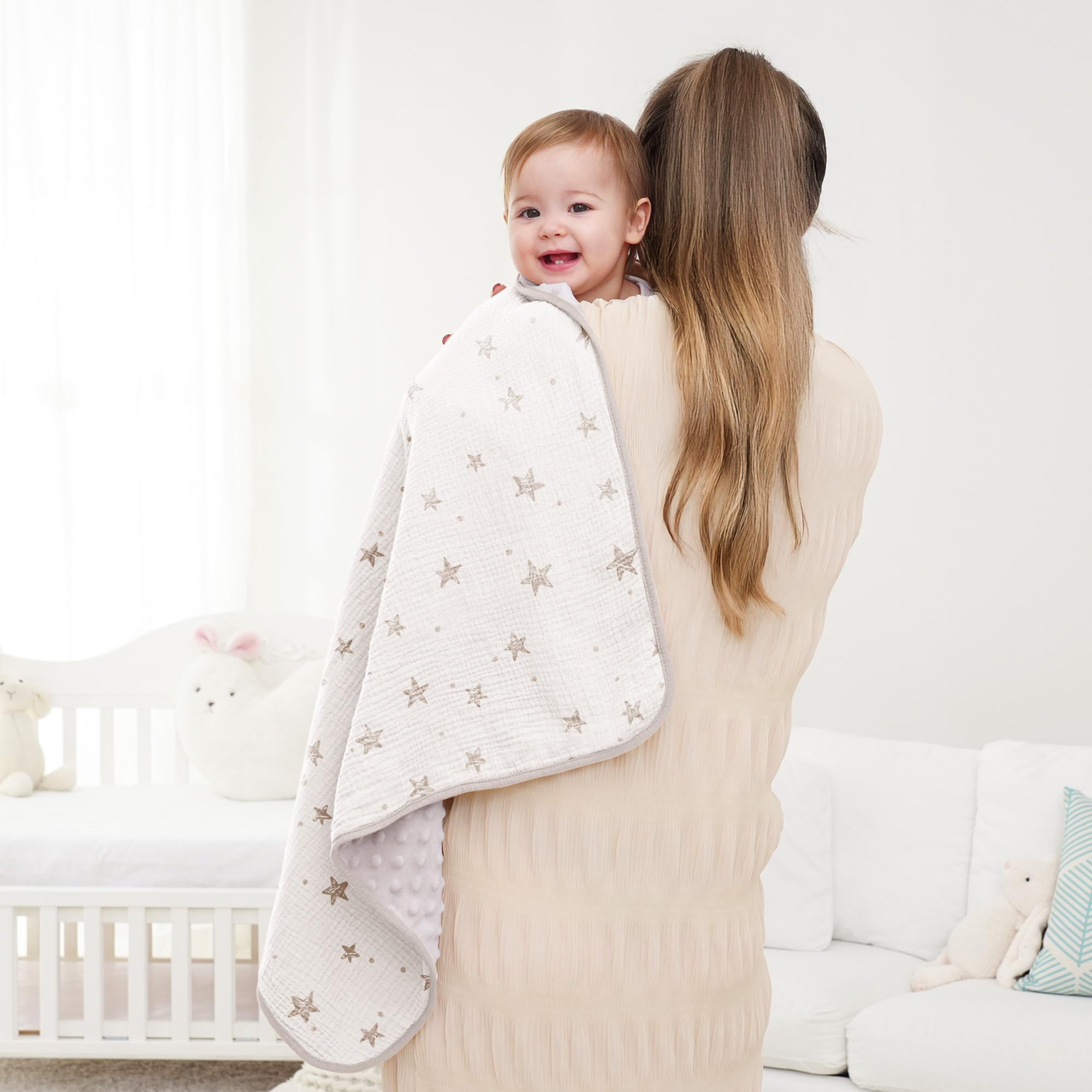 Susurration baby blanket swaddle-ready size for wrapping