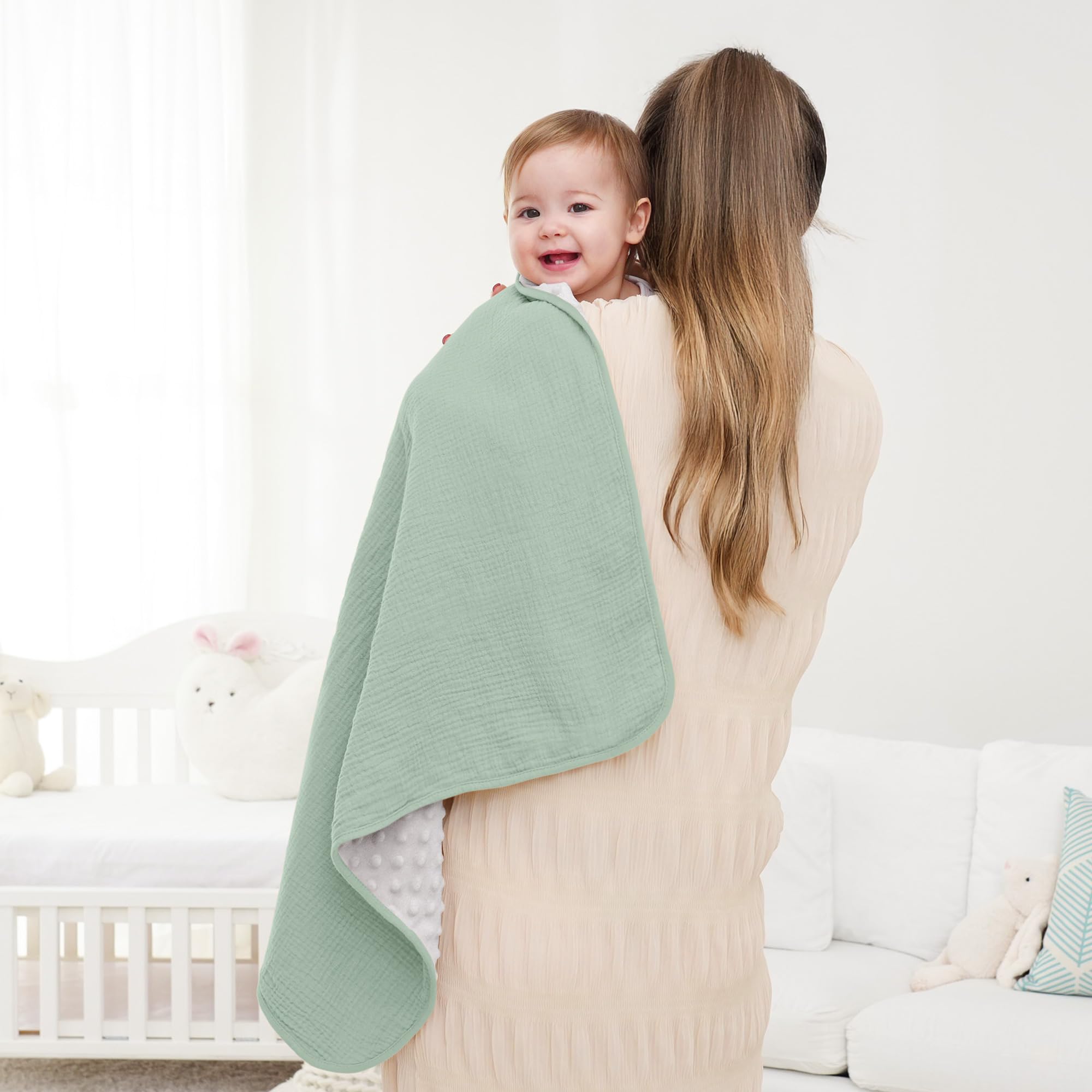 Susurration unisex nursery design suitable for boys and girls.