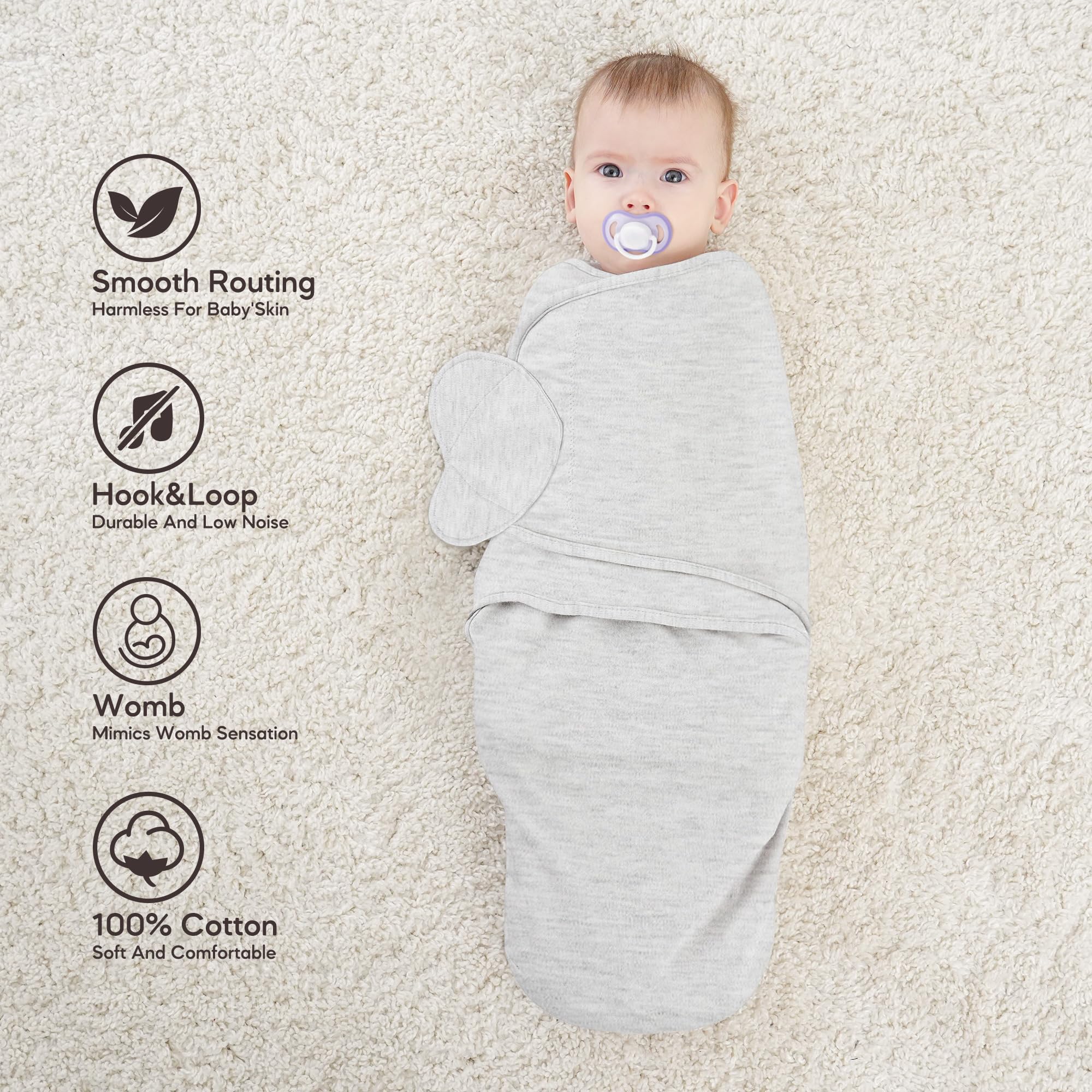 Susurration breathable sleep sack keeps baby cool and comfy