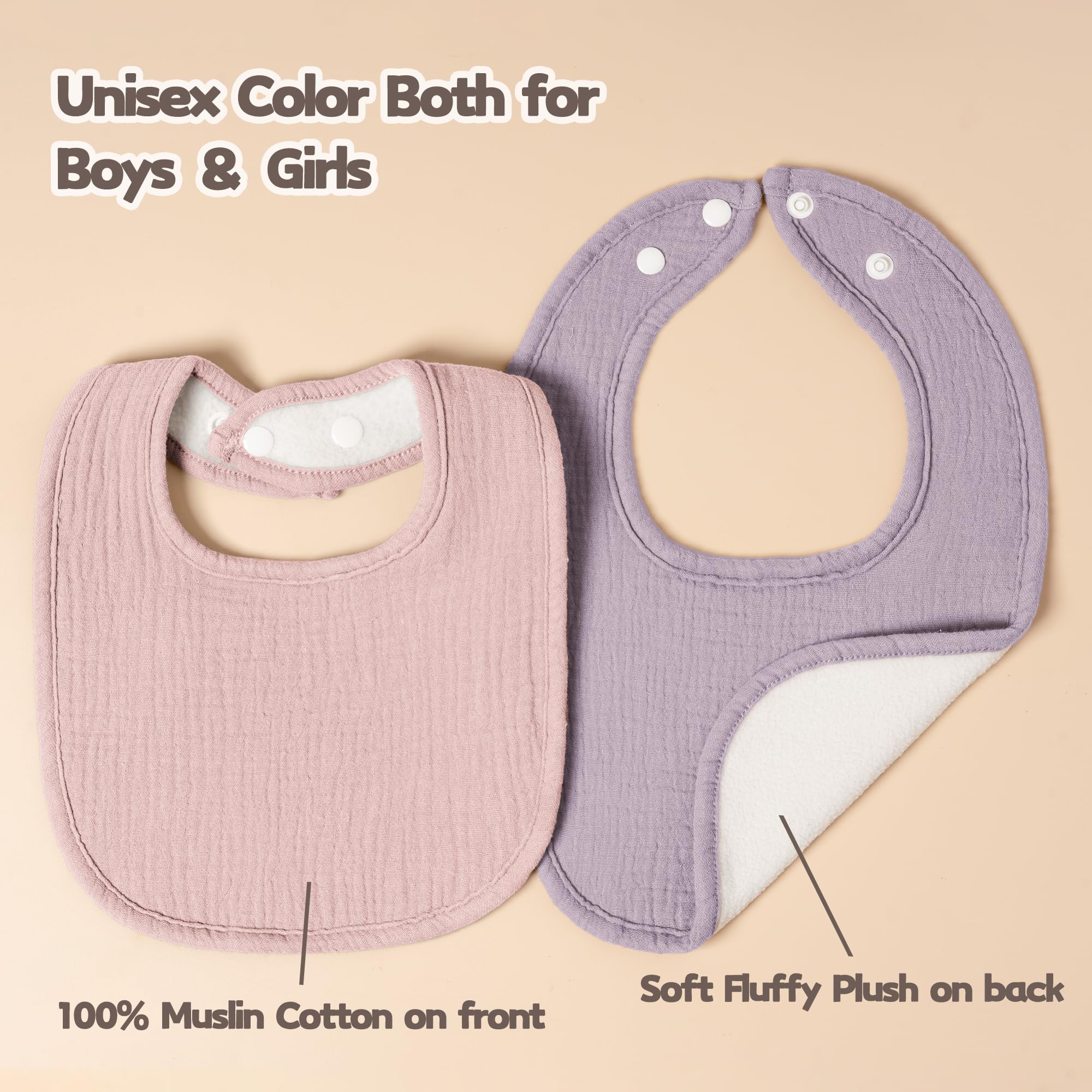 Susurration muslin baby bandana bib multicolor design suits unisex outfits.