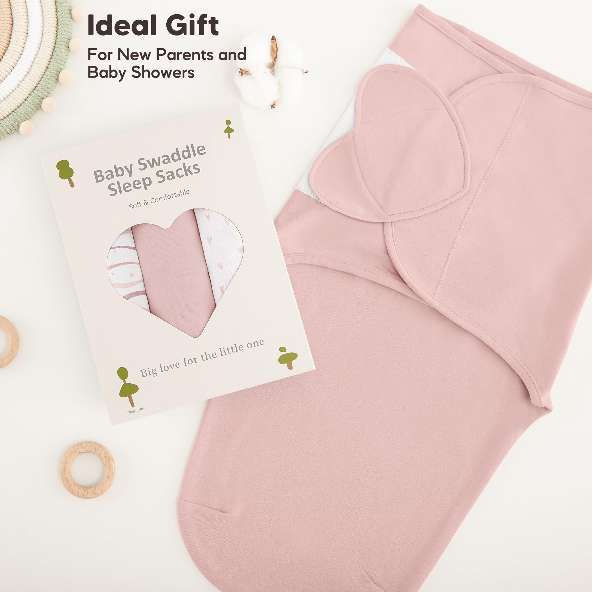 Susurration swaddles ideal for on-the-go moments in stroller or diaper bag