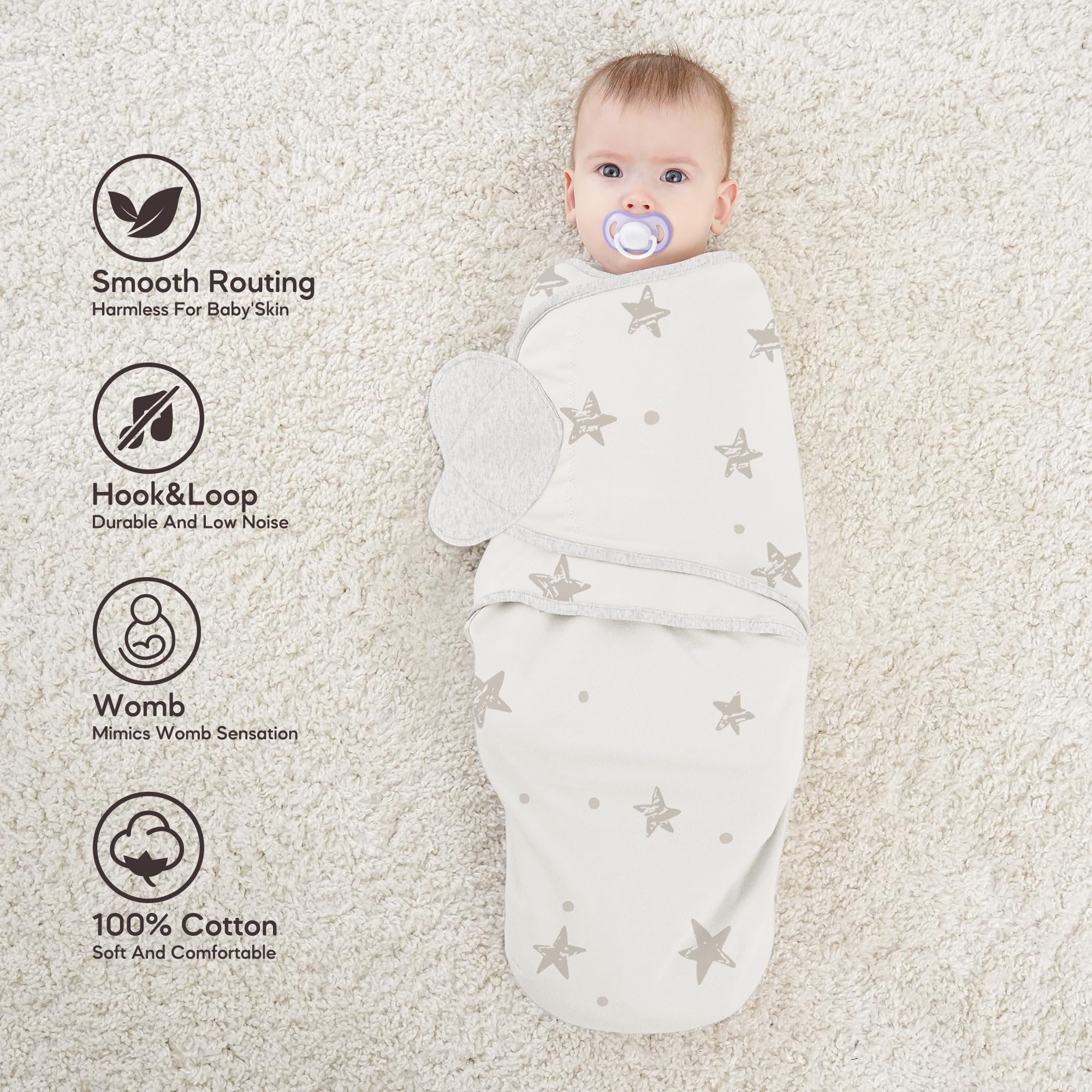 Susurration unisex design suitable for all newborns.