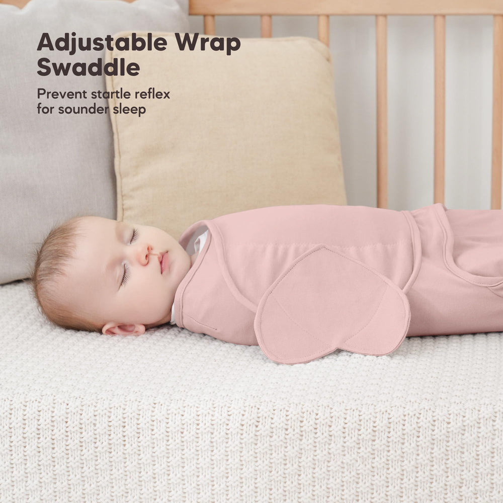 Susurration swaddle with silent Velcro for peaceful baby sleep