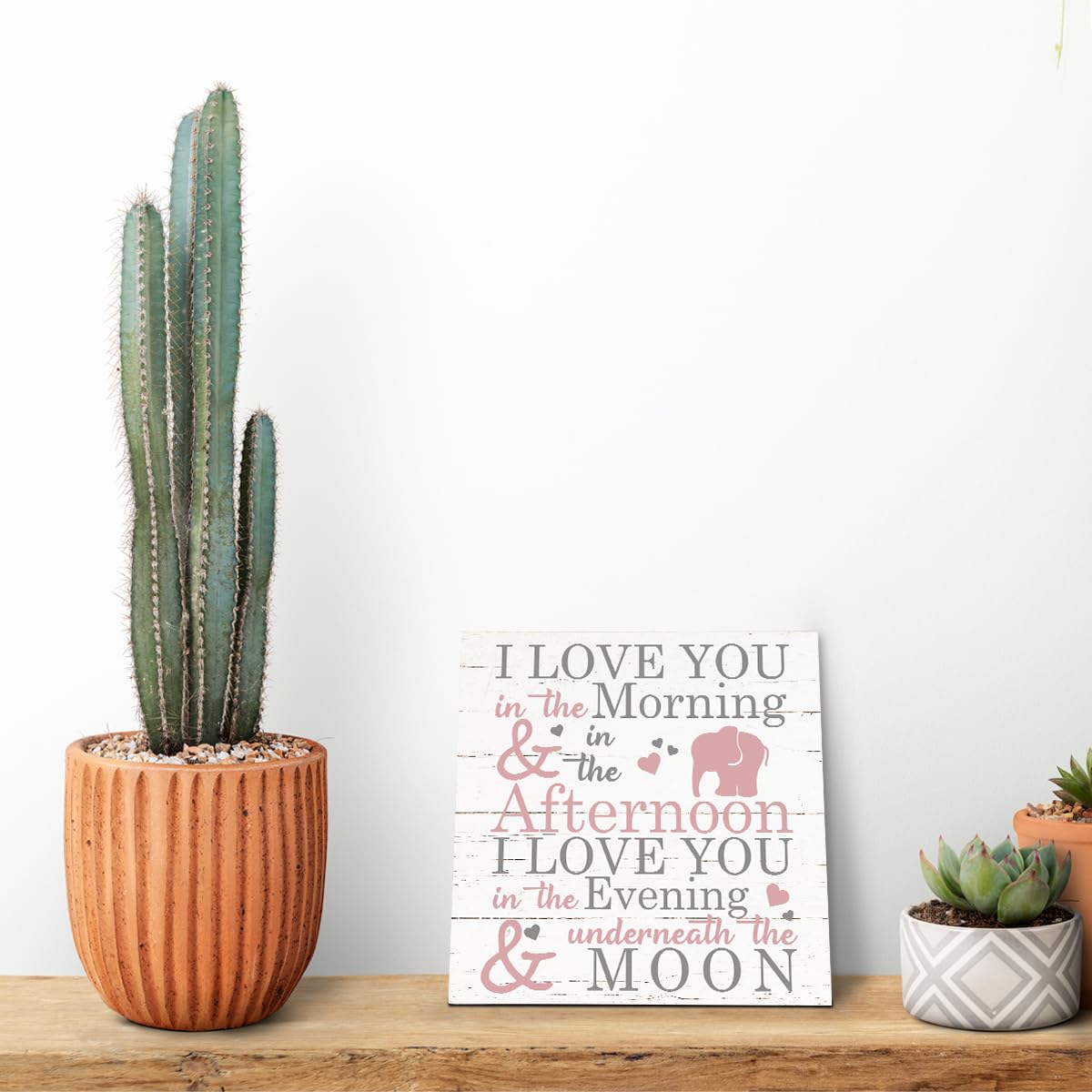 SUSZDOU inspirational wood sign with positive messages for spaces.