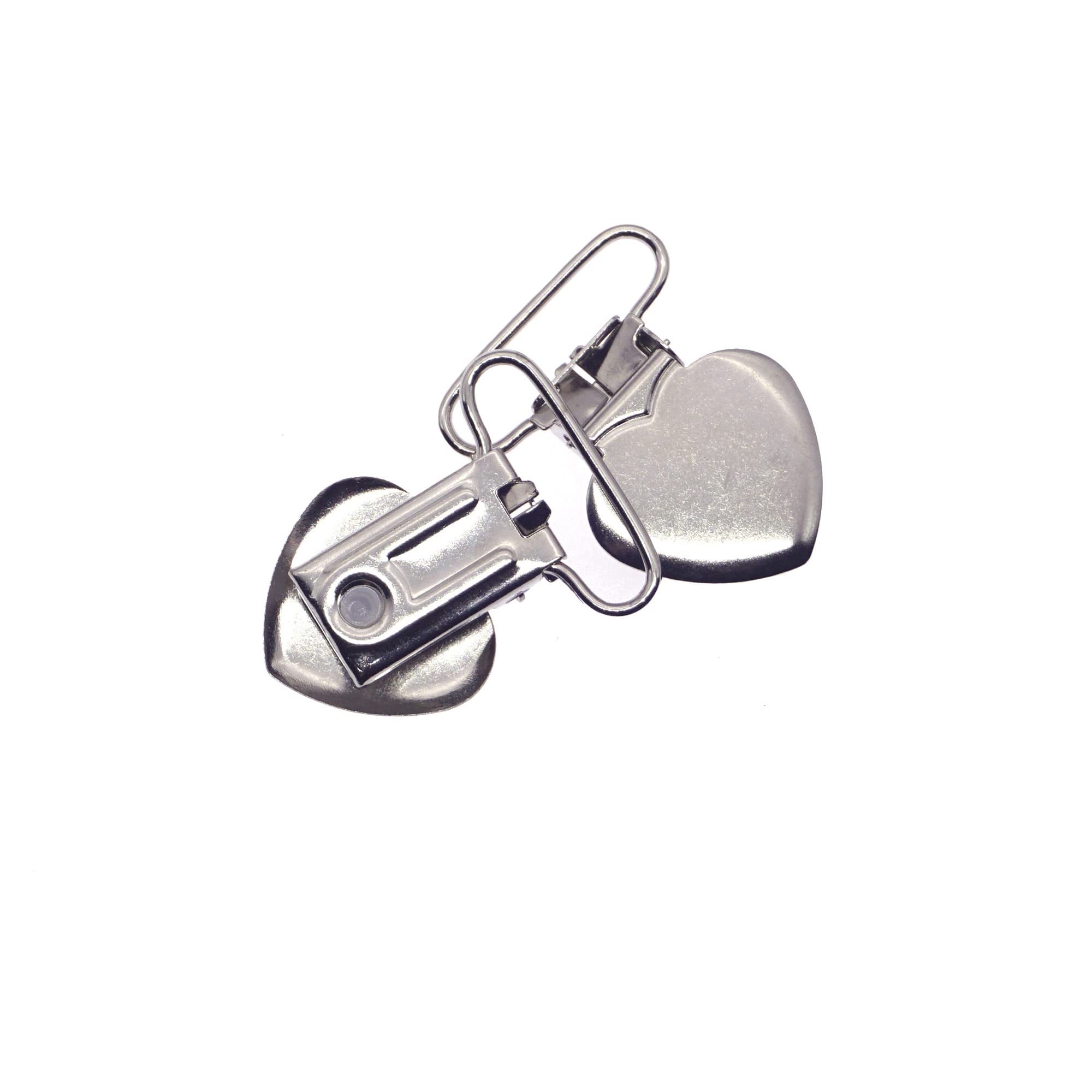 Sutoyuen heart clips for easy organization of baby items.