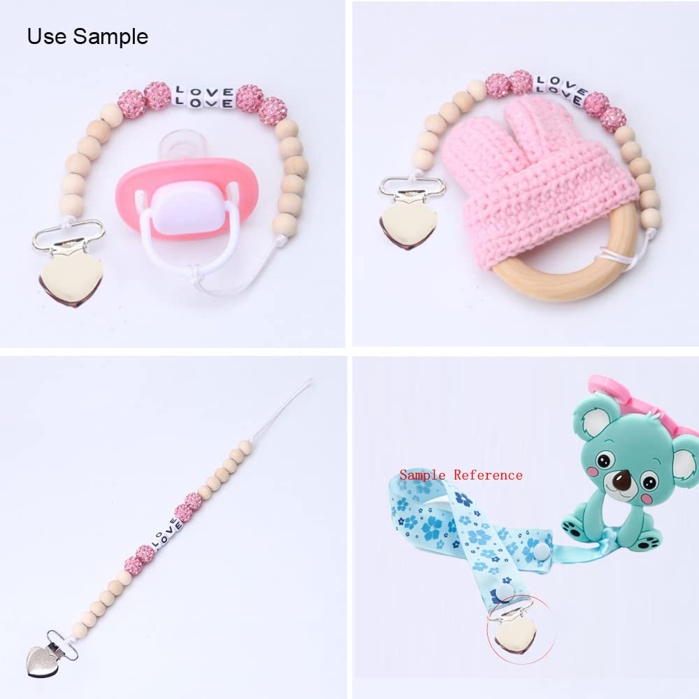 Sutoyuen pacifier clip 10-pack ready for DIY kits.