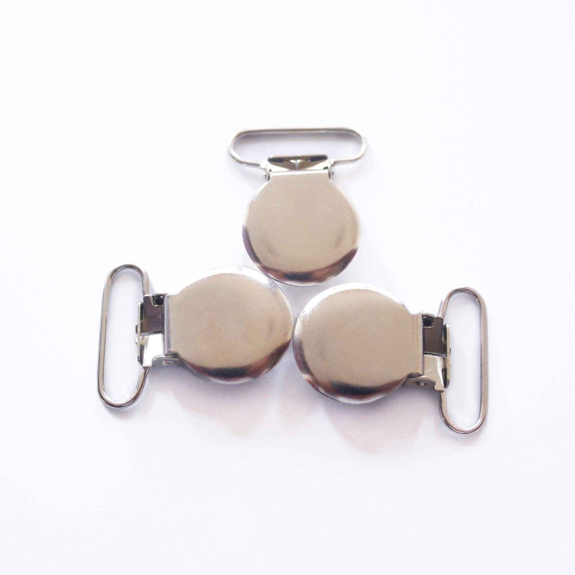 Sutoyuen pack of 50pcs pacifier clips for crafty projects.