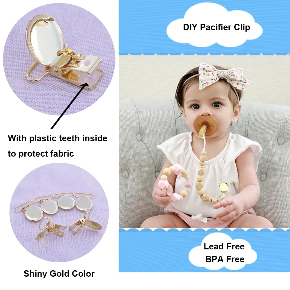 Sutoyuen suspender clip suitable for bibs, blankets, and DIY accessories.