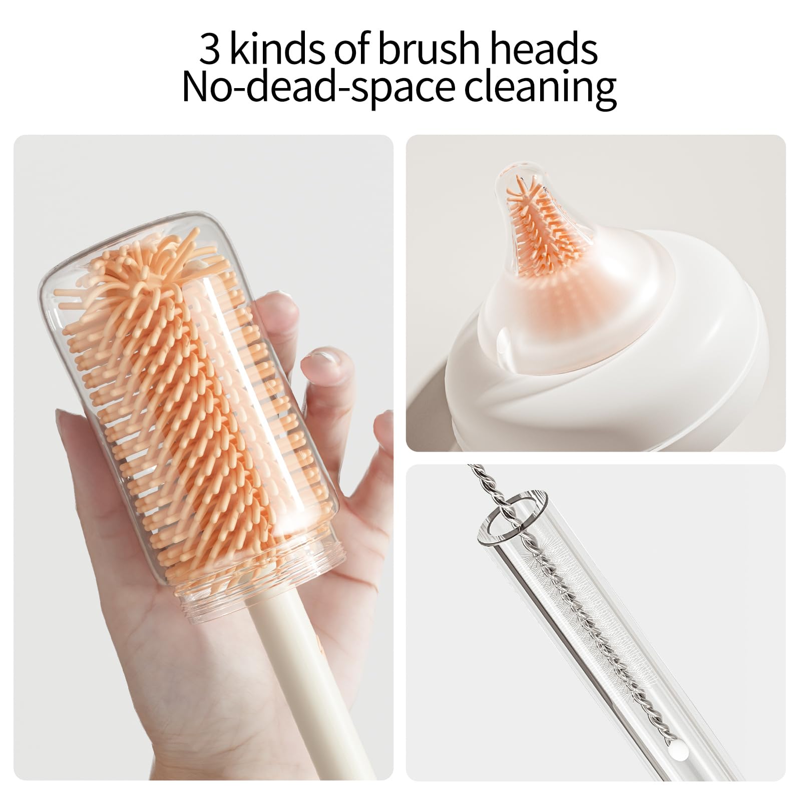 Suvast straw brush in the kit is ideal for sippy cups and straws