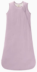 SUZEL bamboo sleep sack dusty purple front view shows buttery-soft, breathable fabric