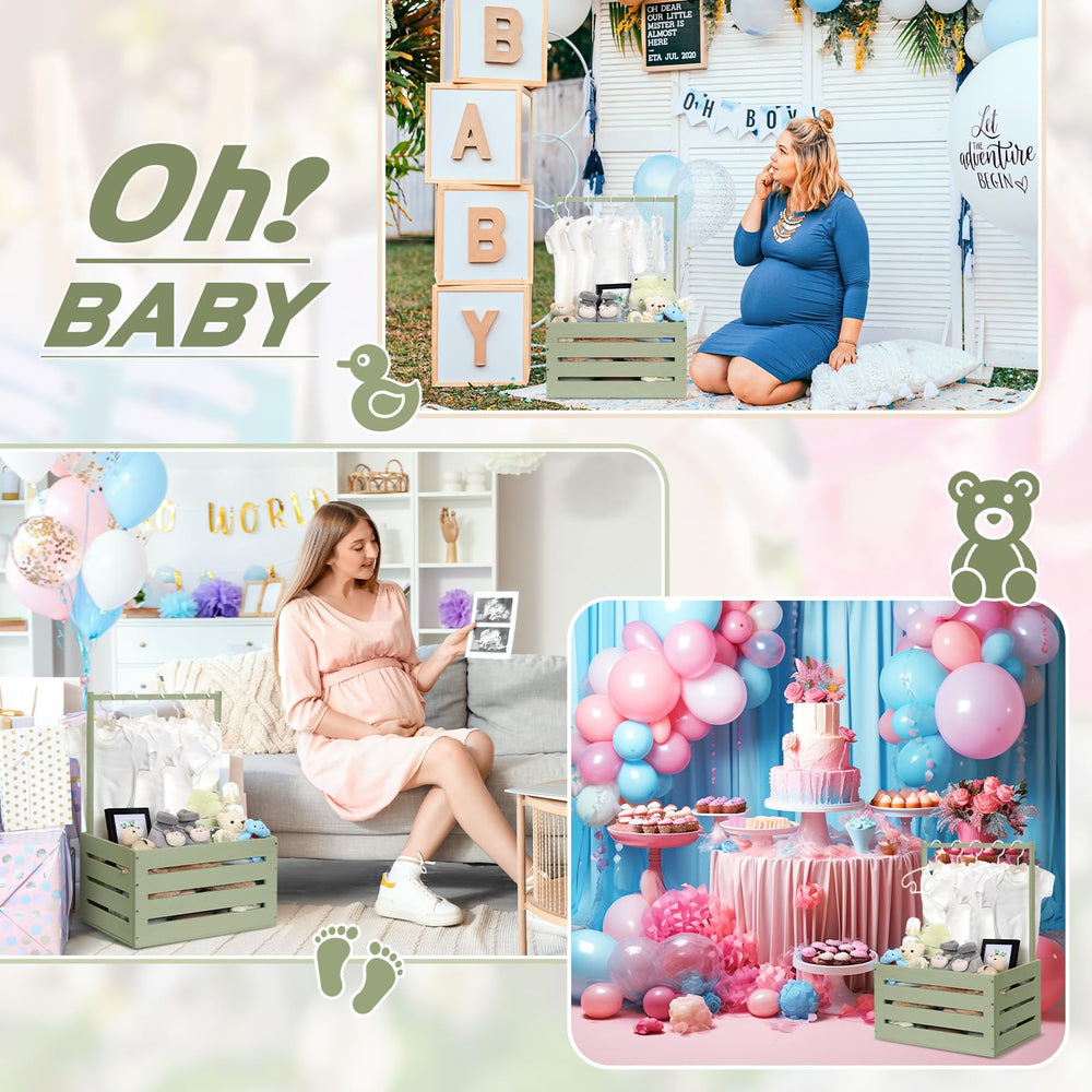 Suzile baby shower storage box doubles as a thoughtful gift idea