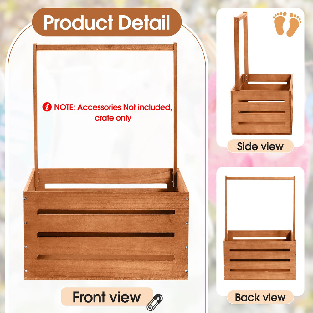 Suzile Claybank crate open interior ideal for storing clothes and toys.
