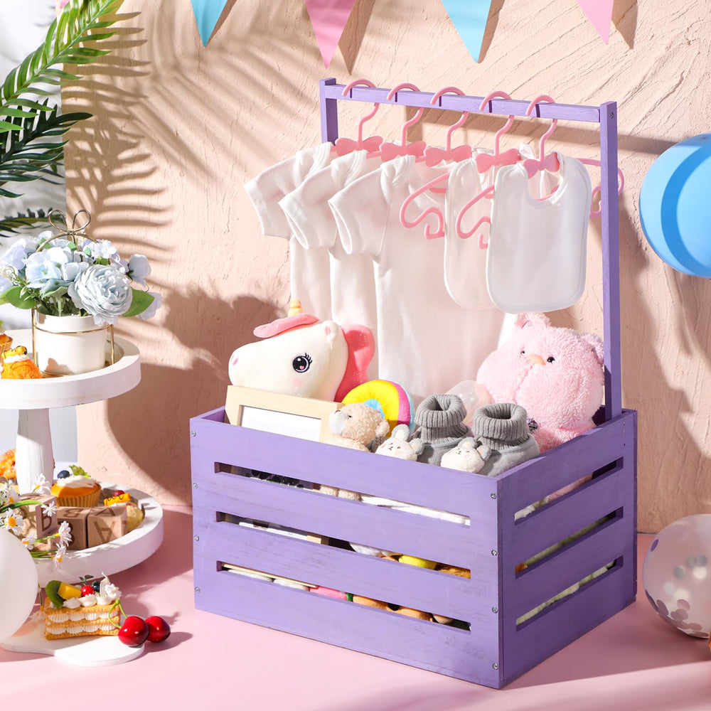 Suzile gift-ready wooden crate ideal for birthdays or baby showers.