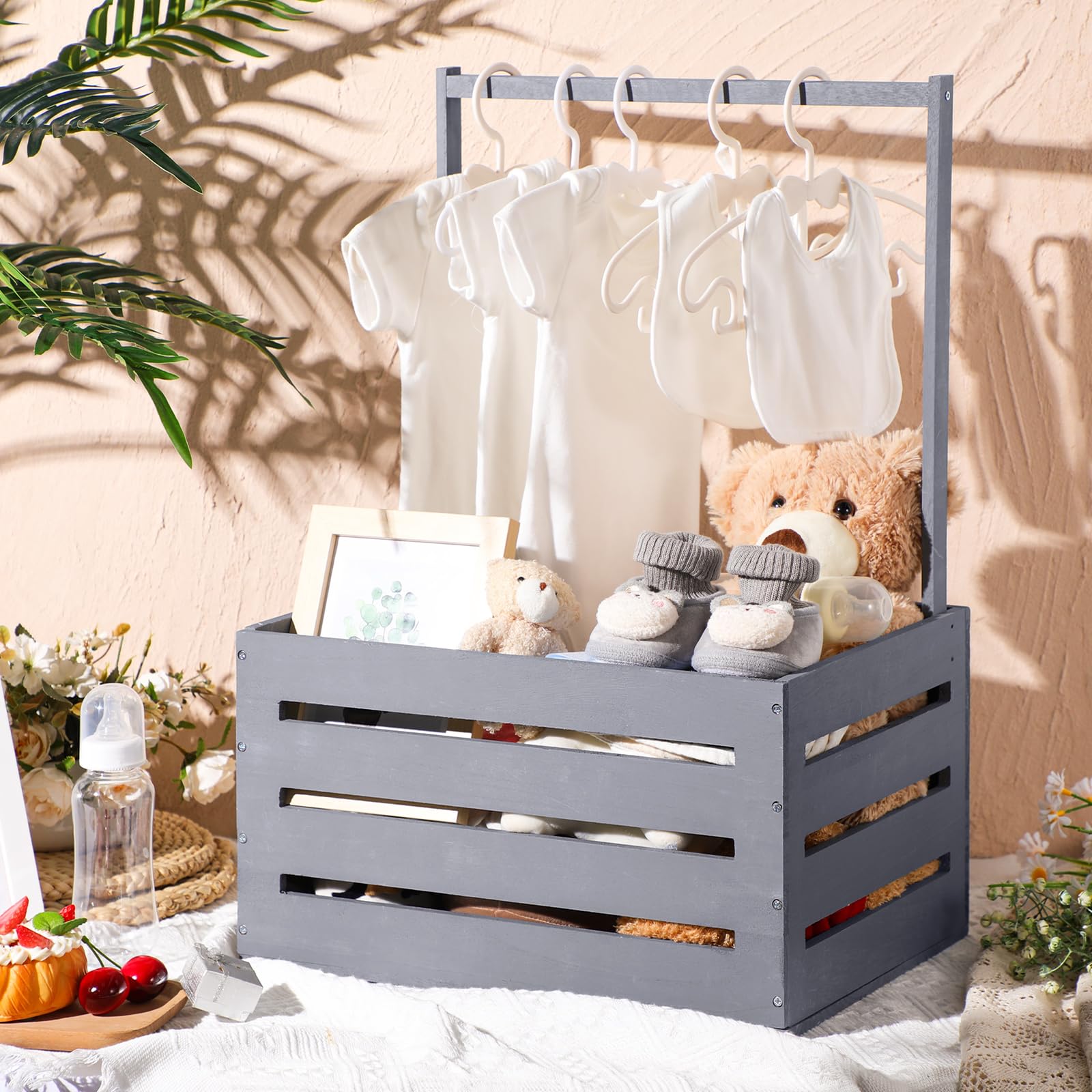 Suzile gift-ready wooden crate for birthdays baby showers or housewarmings