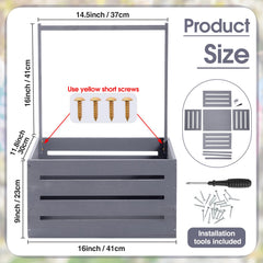 Suzile storage area fits clothes plush toys diapers and newborn essentials