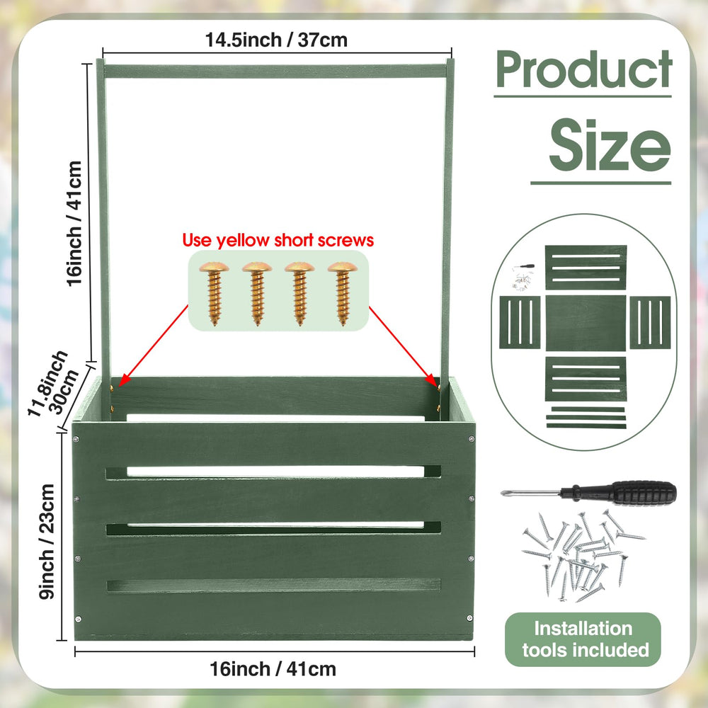 Large Suzile wooden storage crate ideal for displaying gifts and storing items
