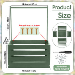 Large Suzile wooden storage crate ideal for displaying gifts and storing items