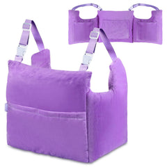 Suzile mastectomy pillow with lavender cover offers gentle comfort during recovery