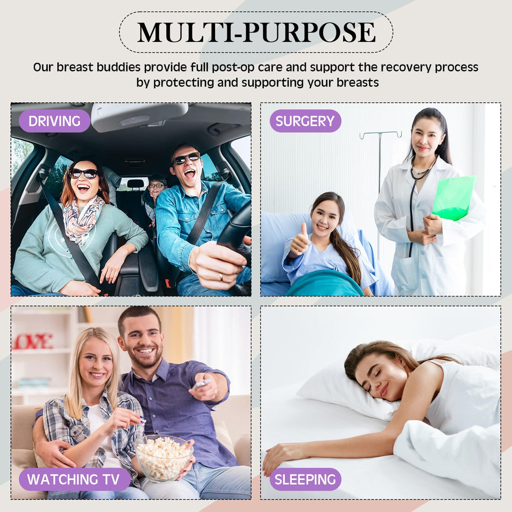Suzile post-surgery pillow offers a soft surface for relaxing evenings