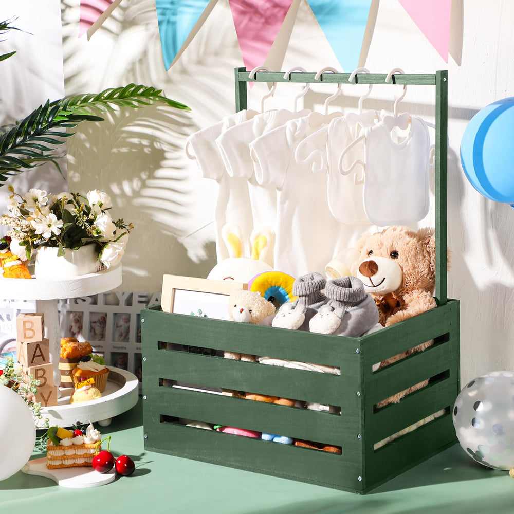 Suzile shower gift crate serves as a keepsake nursery storage