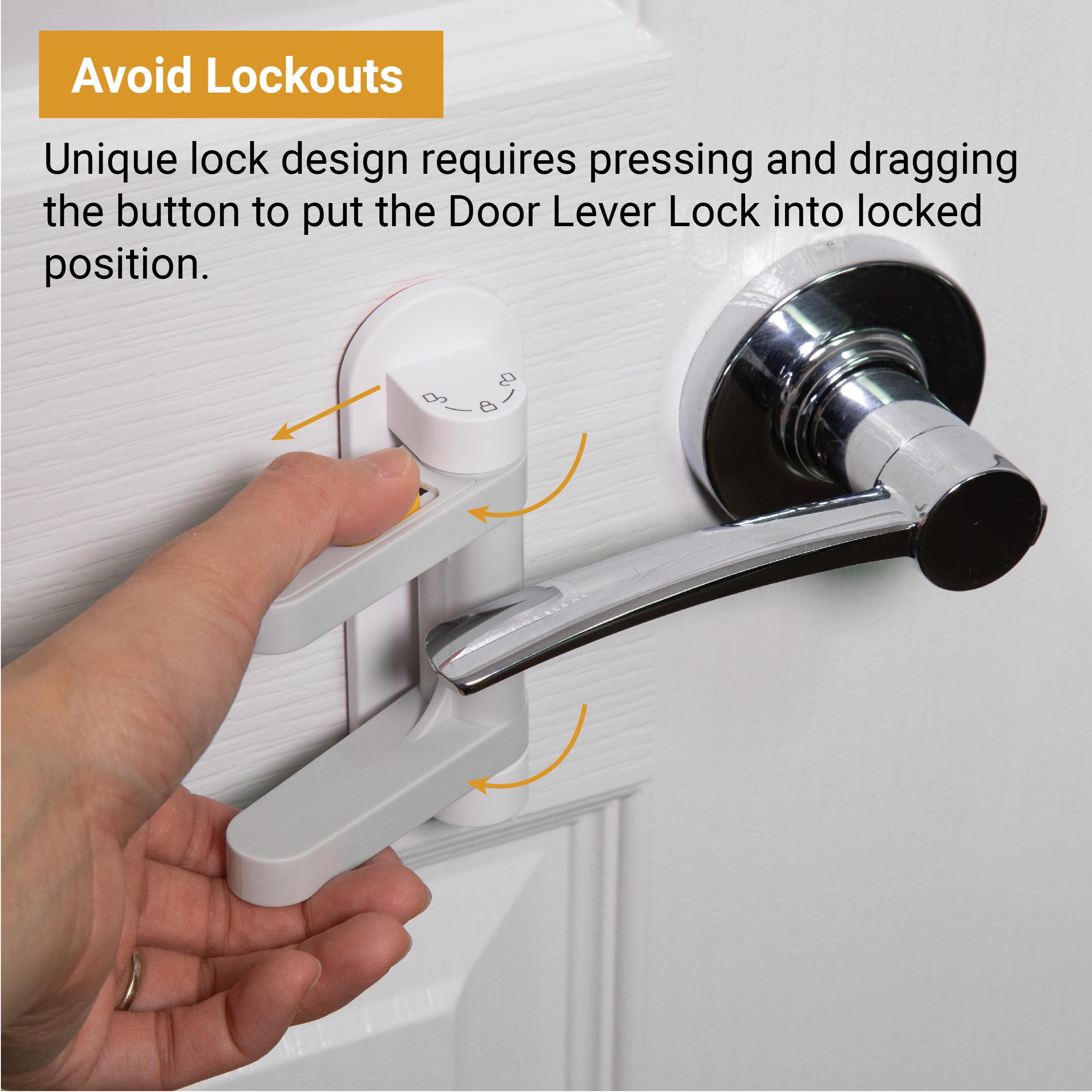 SVD.PET door lever adjustable resistance enabling customized security