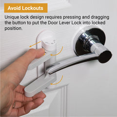 SVD.PET door lever adjustable resistance enabling customized security