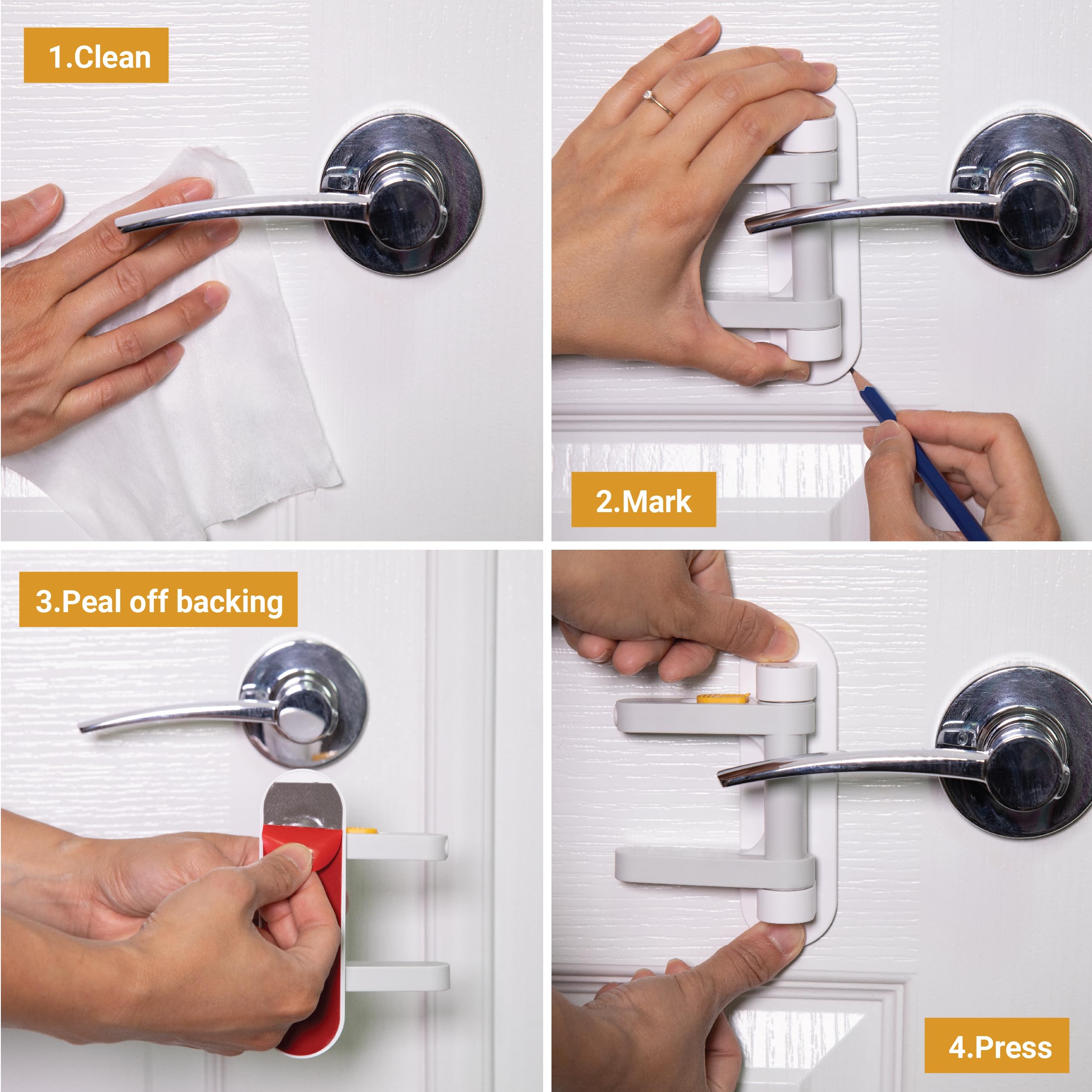 SVD.PET door lever lock with lifetime guarantee
