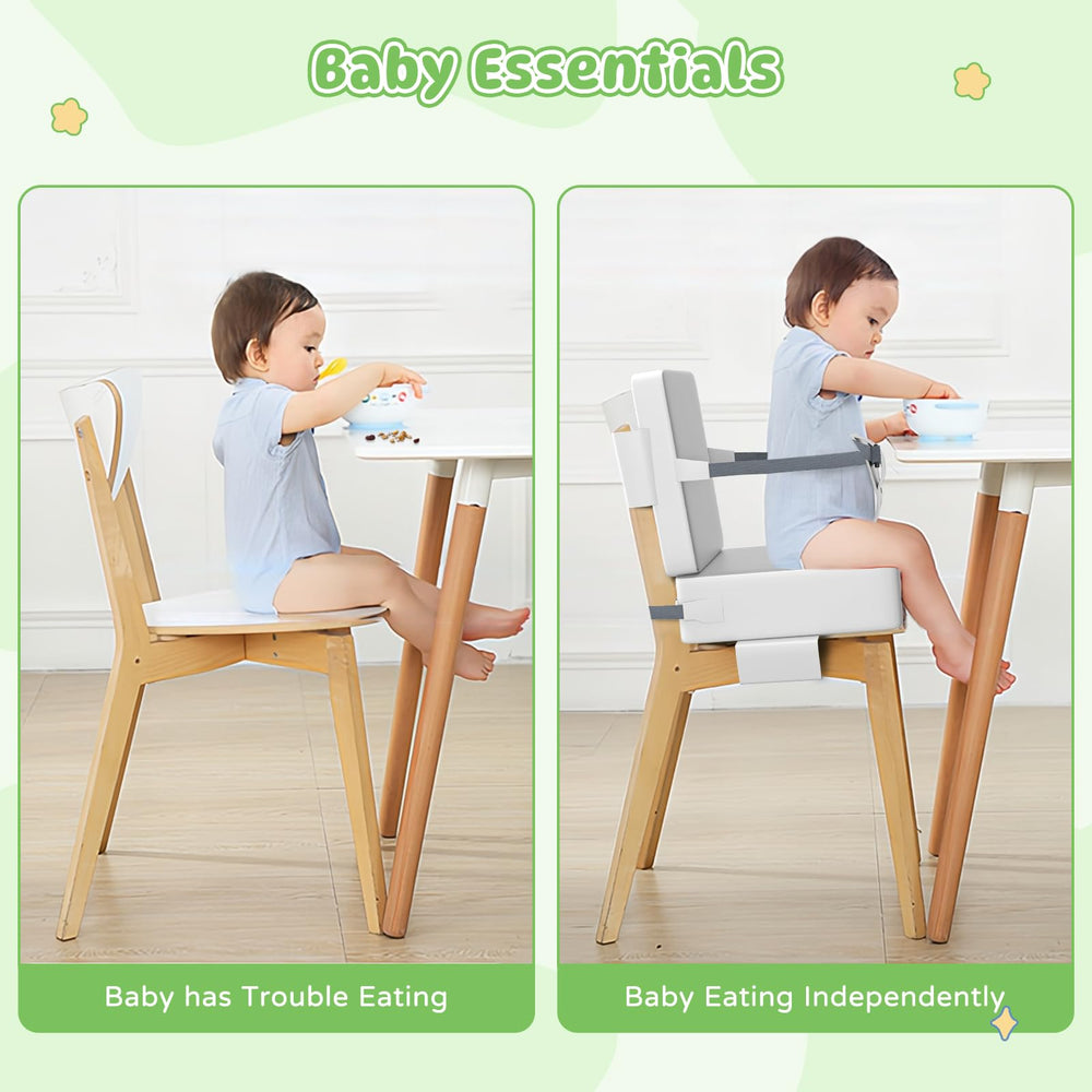 Svkipibe booster seat with dense sponge provides lasting comfort and support.