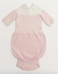 Swaddelini hug-technology sleep sack demonstrates soft compression aiding soothing comfort