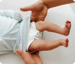 Blue Swaddelini sleep sack fabric texture highlights breathable, moisture-wicking comfort.