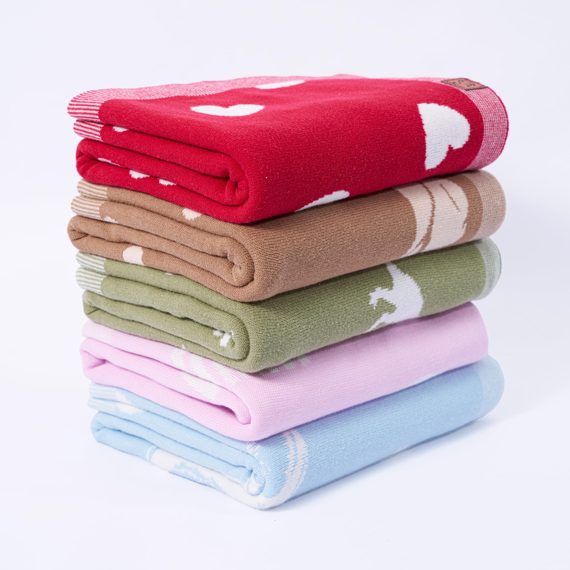 SWaddle AN Valentine tummy time blanket supports gentle play on the floor.