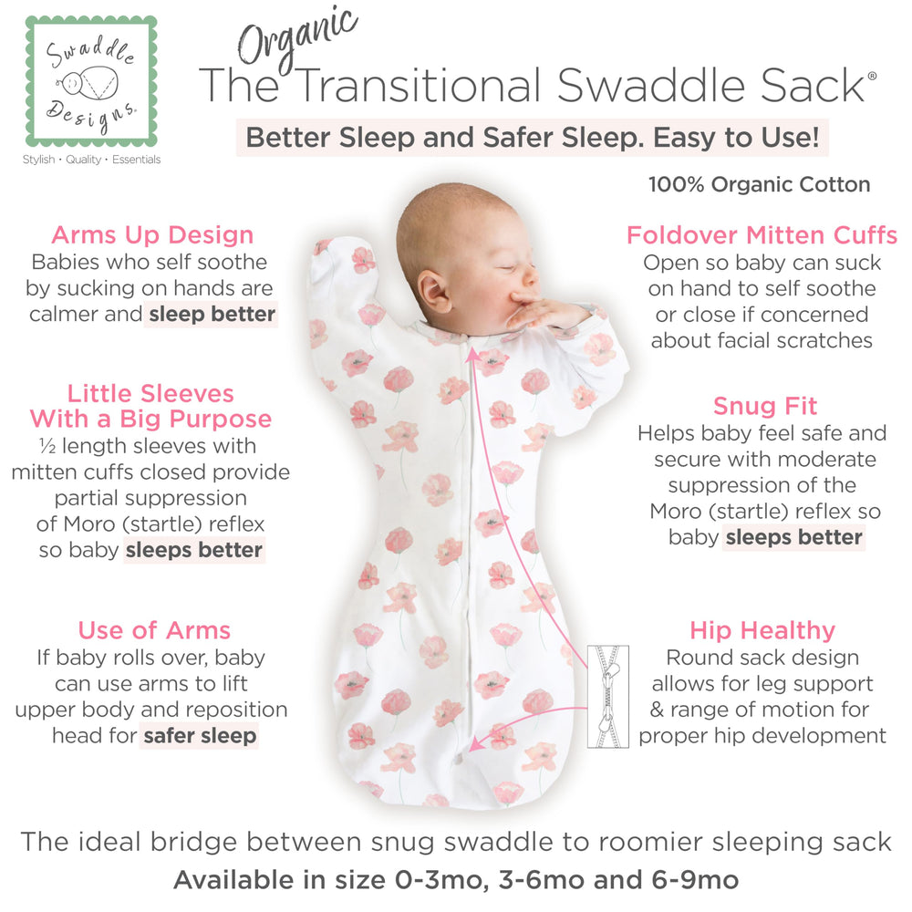 SwaddleDesigns Foldover mitten cuffs provide facial protection while enabling self-soothing.
