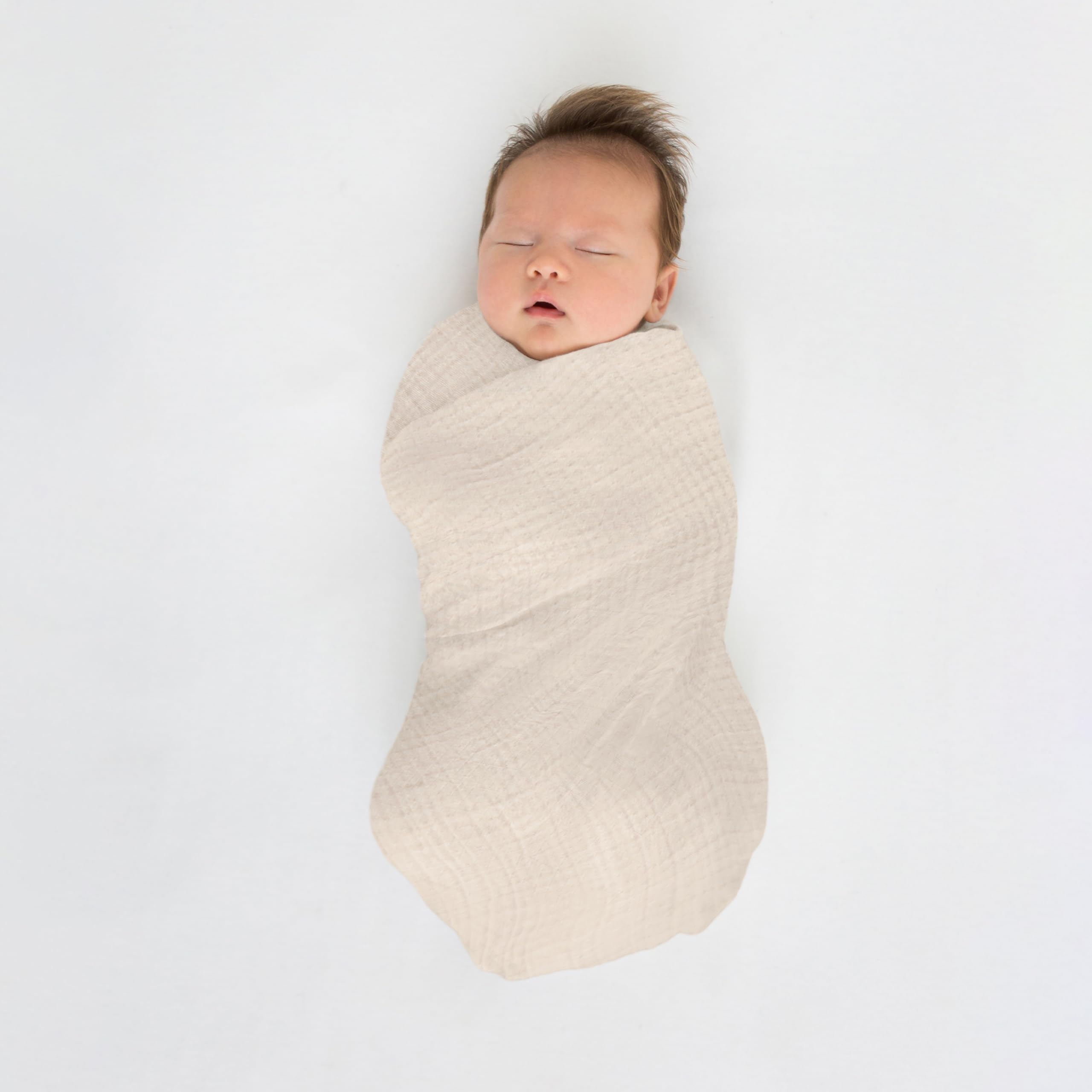 SwaddleDesigns oatmeal Earthtone collection offers modern, gender-neutral colors for daily use.
