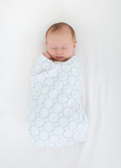 SwaddleDesigns 123 Swaddle label edge with signature stitching