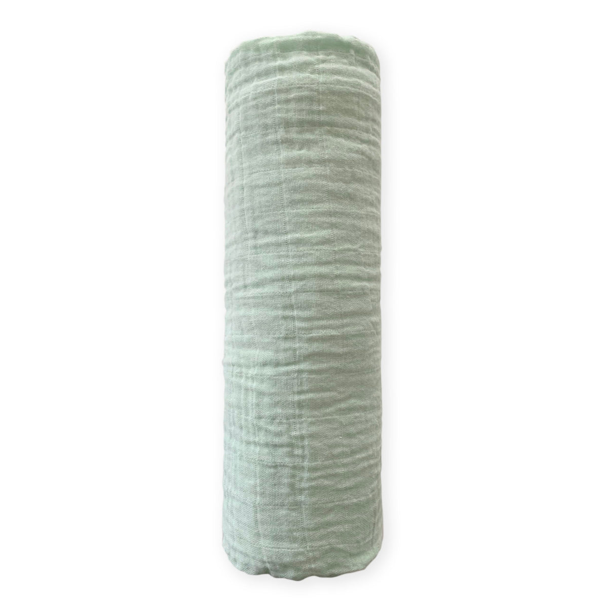 SwaddleDesigns Jadeite swaddle blanket close-up, breathable cotton muslin for baby comfort.