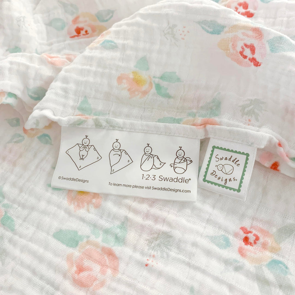 SwaddleDesigns open weave muslin delivers breathable comfort