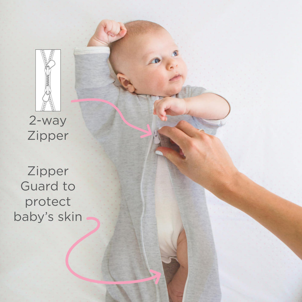 SwaddleDesigns size for 6-9 months fits 21-24 lb babies.