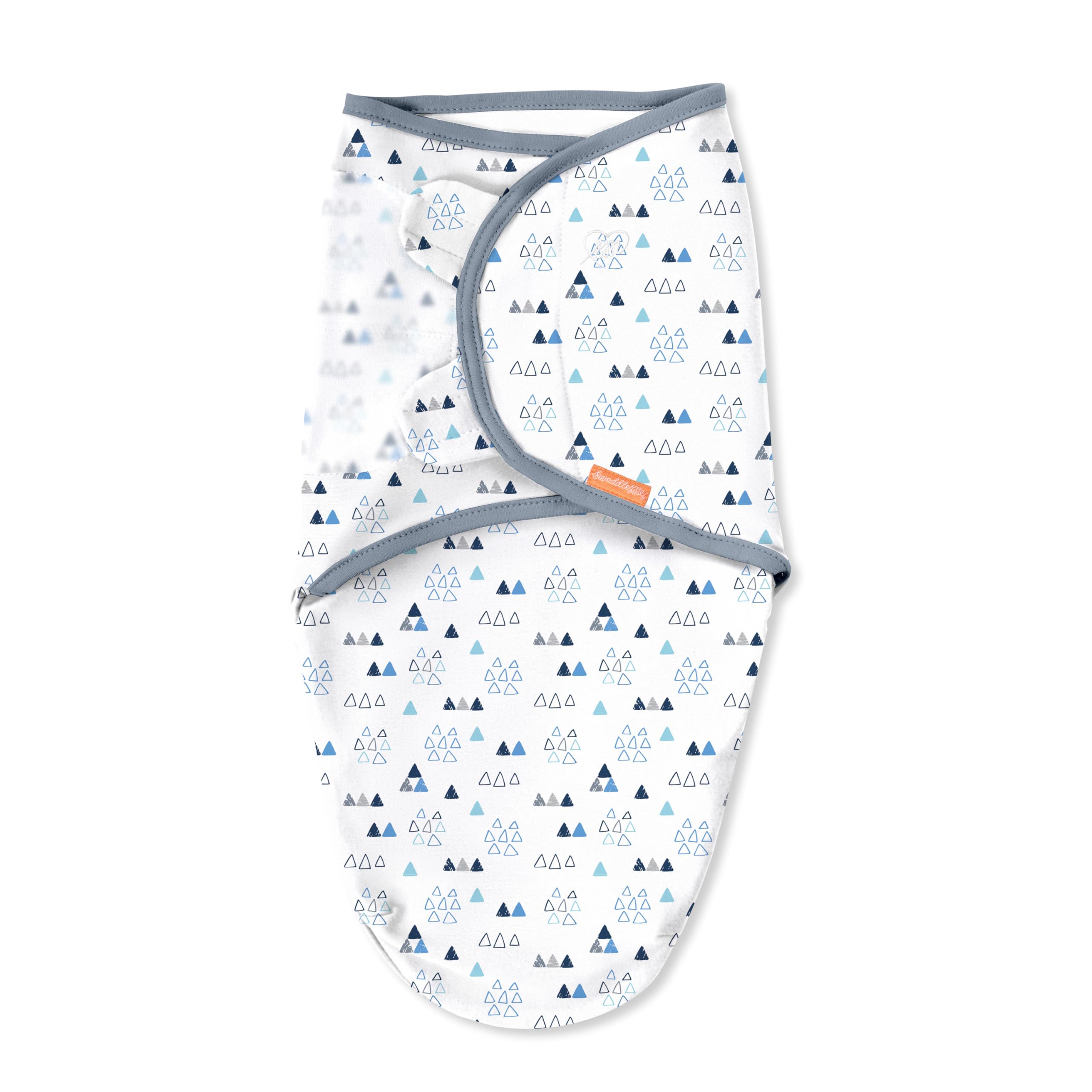 SwaddleMe Dino Time fits 0-3 months, 7-14 pounds.