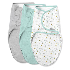 SwaddleMe Easy Change Swaddle wings provide a snug, adjustable fit for calm newborn sleep