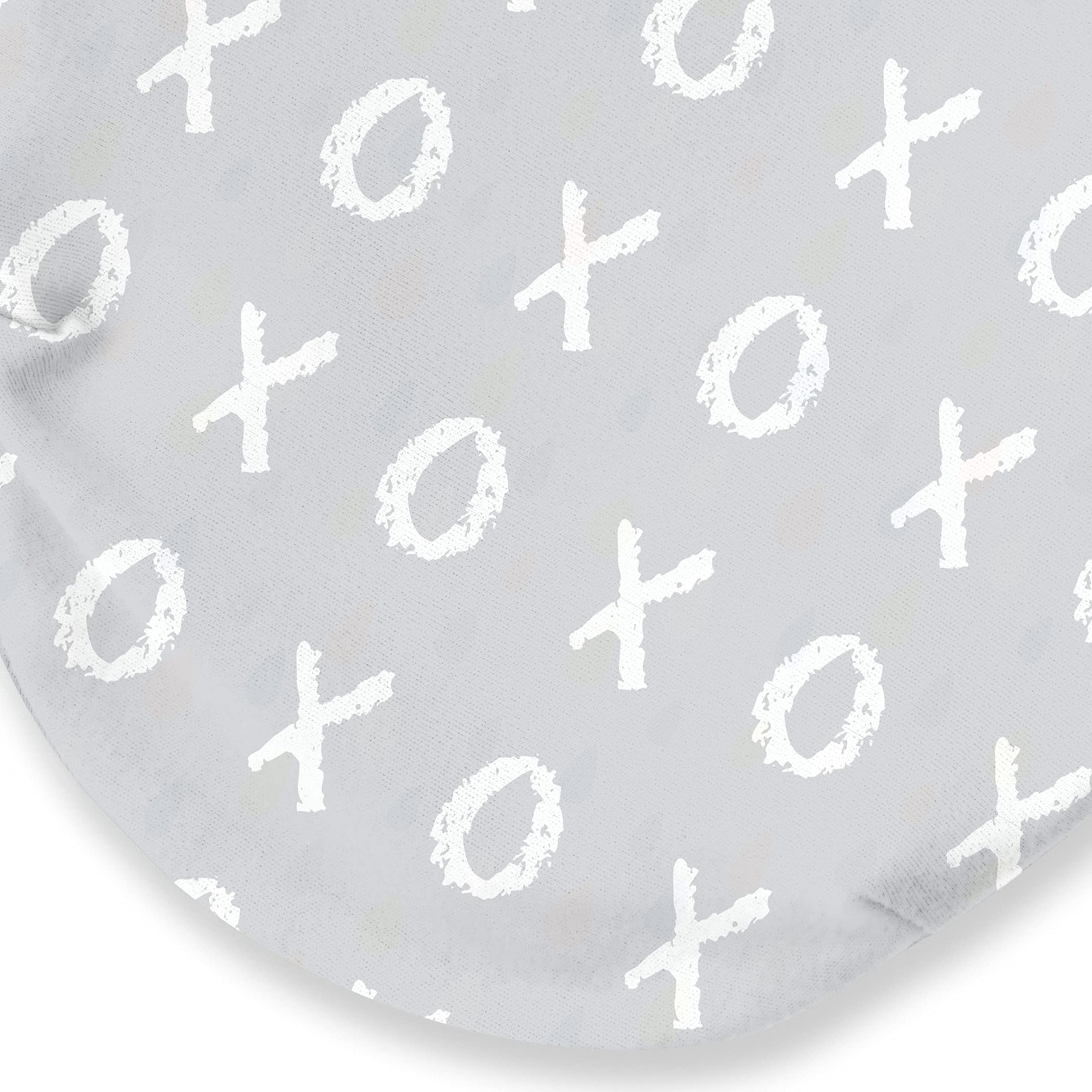 SwaddleMe hip-healthy design with room to move supports growing hips during sleep.